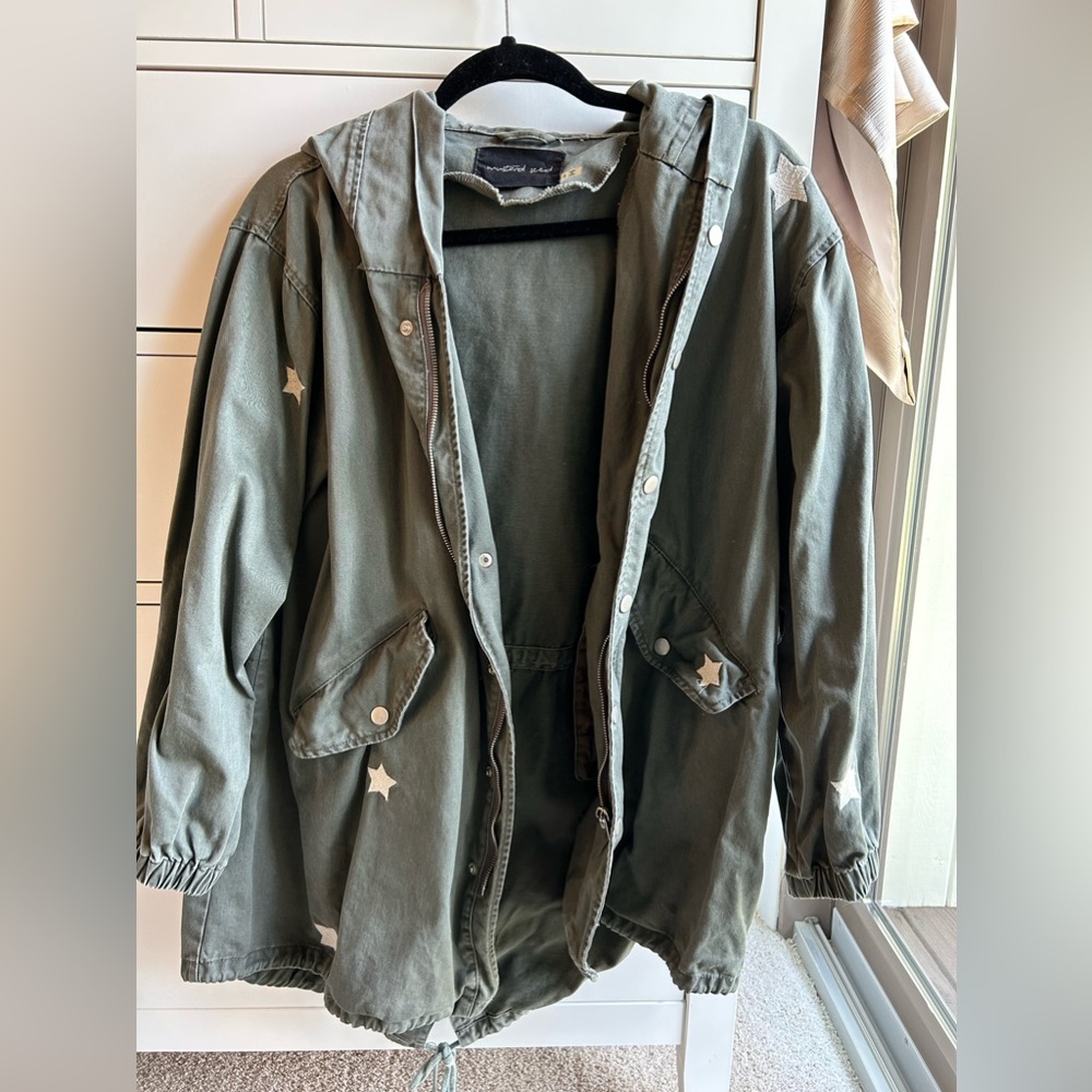 Utility Jacket with embroidery